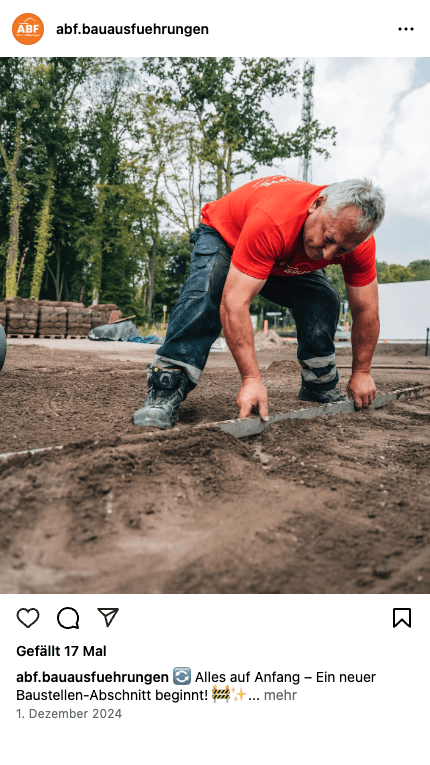Neuer Baustellen-Abschnitt: Frische Projekte, spannende Einblicke und Action – seid gespannt auf unser nächstes Bauabenteuer!